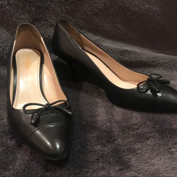 prada kitten heels with bow